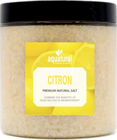 Aquatural Citroen Badzout - 350 g - bad kristallen