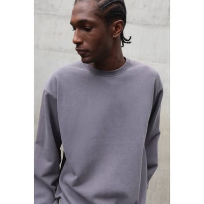 Zwaar 480gsm Oversized Gewassen Sweater | Washed Charcoal | Size 2XL