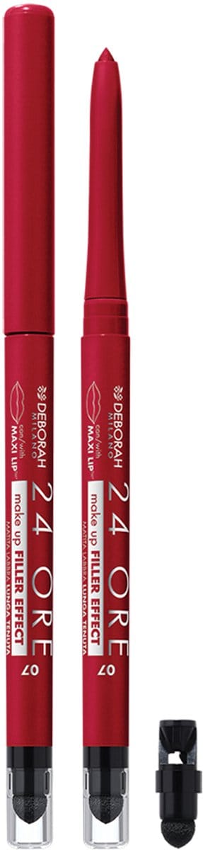 Deborah Milano 24ore Make Up Filler Effect, Rood, Always Red, Hydraterend, Primer aanbrengen, Smoothing, Hyaluronzuur, DIMETHICONE, TRIMETHYLSILOXYSILICATE, ACRYLATES/STEARYL ACRYLATE/DIMETHICONE METHACRYLATE...