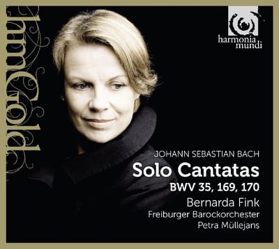Bernarda Fink, Freiburger Barockorchester, Petra Müllejans - J.S. Bach: Solo Cantatas BWV 35, 169, 170 (CD)