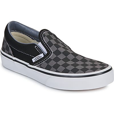Vans  Instappers UY Classic Slip-On (Checkerboard) Blk/Pewter