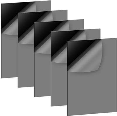 Zwarte Acrylaatplaten 20 x 30 cm - 5 Stuks - 1mm Dikte, Schokbestendig, Hoogwaardige DIY Materialen voor Professioneel Gebruik