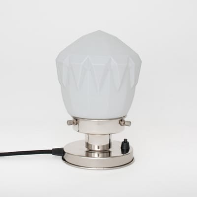 Tafellamp Rocket 20's Nikkel - Art Deco Trade