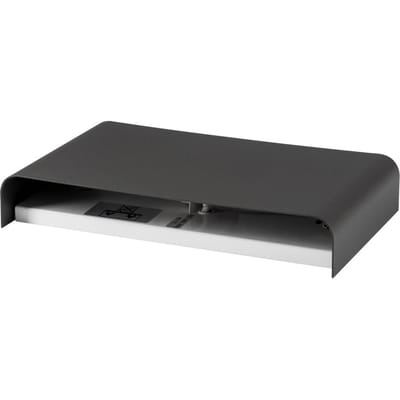 Nowodvorski Lighting Wandlamp Haga, donkergrijs, metaal, 25 cm breed, G9