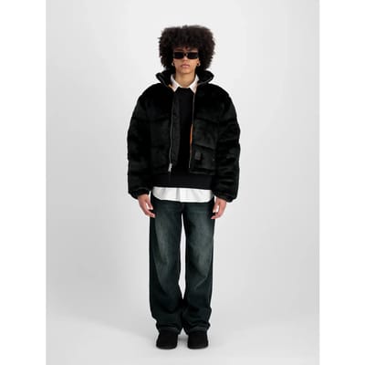 Damesjack Alpha Industries Fur Puffer