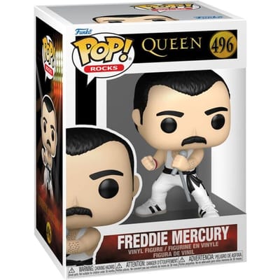 Queen Freddy Mercury - (Pop!Rocks) Vinyl Figur 496 Unisex Funko Pop! - Neutraal - Standard