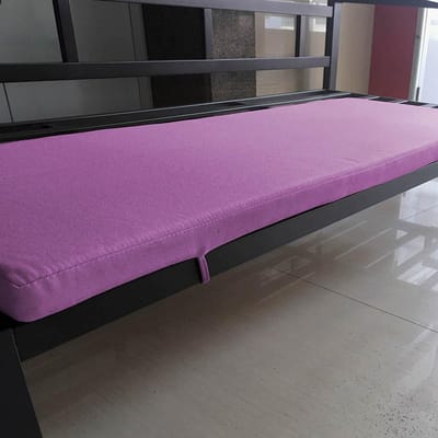 Tuinbankkussen Waterdicht - Zitkussen Buiten - Comfortabel Zitten - Dikke Vulling 5cm - 90 x 45 cm - Paars