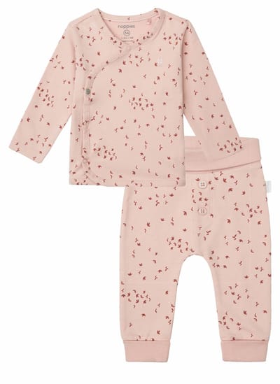 Noppies - Kledingset - 2 delig - Broek Nicea Rose Smoke - Shirt Nantes - Maat 44