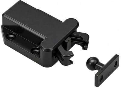 Push-Open-sluiting, zwart