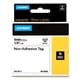 DYMO S0718350 / 18111 IND Rhino tape niet-klevend zwart op wit 6mm (origineel)