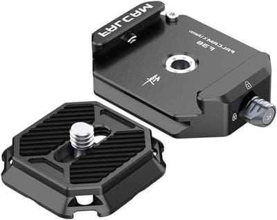 Schnellwechselplatten-Kit voor Arca-Swiss Bevestiging aan Shoulder Straps, Ideaal voor Fotografie en Videografie