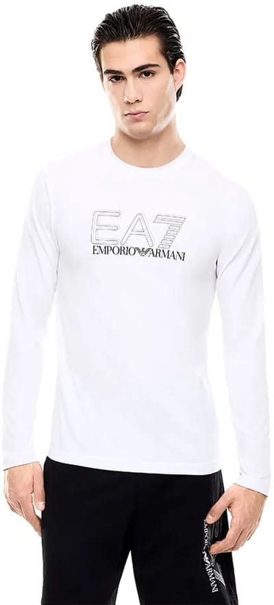 Ea7 Emporio Armani 7m001310_af10373 T-shirt Met Korte Mouwen Wit S Man