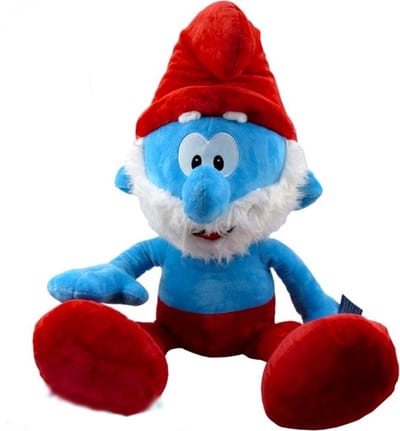 Grote Smurf Pluche Knuffel De Smurfen XXL 80 cm | The Smurfs | Grote Smurf, Smurfin, Potige Smurf, Baby Smurf | speelgoed knuffelpop knuffeldier voor kinderen jongens meisjes