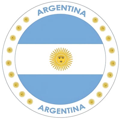 Bierviltjes Argentinie - 25x stuks - landenthema - versiering - onderzetter