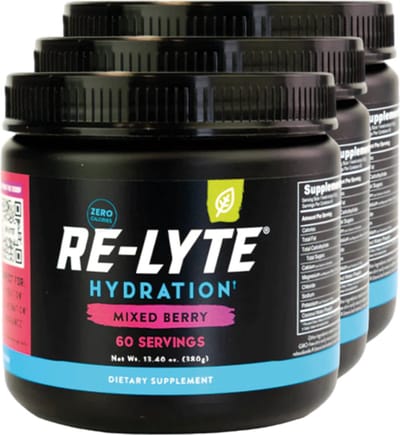 Re-Lyte | Hydration Drink Mix | Mixed Berry 380g | 3 stuks | 3 x 380g