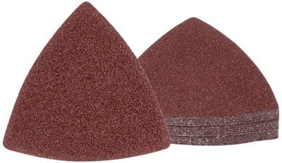 JHUBERS- Schuurpapier Set 15 Stuks - Schuurpapier Driehoek 3-1/8 Inch - Korrel 40-3000 - Aluminiumoxide - Antistatisch - Geschikt voor Hout en Metaal - Schuurbladen