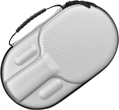 Tafeltennis Rackethoes - Opbergtas Rackets - Veilig Transport - Ruimte voor Twee - 31 x 18 cm - Zilver