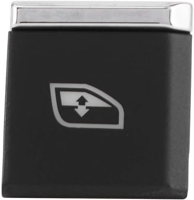 Dailygoods - Autoruit Hoofdschakelaar - Ruitbediening Cover - Zwart - Knop voor Macan Panamera Cayenne - Stijlvol en Praktisch - 7PP959858R