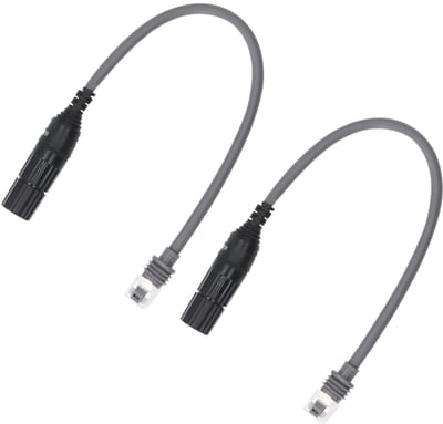 Allecto Mannelijk Naar RJ45 Adapter - Waterdichte Ethernet-adapter - Geschikt voor buitengebruik - Verlenging Satellietkabel - Voor Gen 3 en V3