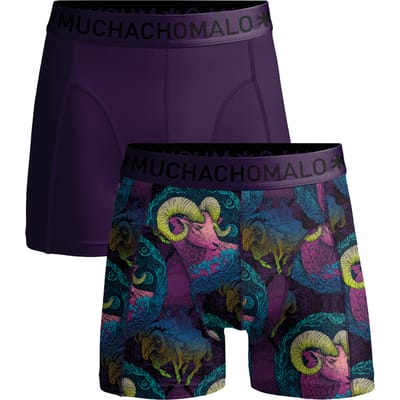 Muchachomalo Boys Boxershorts - 2 Pack - Maat 122/128 - 95% Katoen - Jongens Onderbroeken