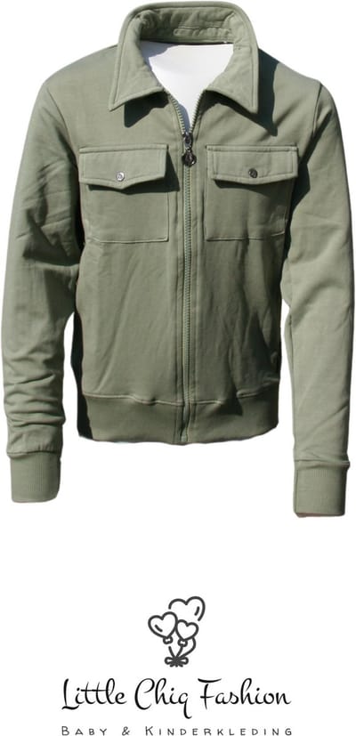 LewyLou NO4 Sweat Vest Groen – Robuust & Functioneel – Urban Adventure