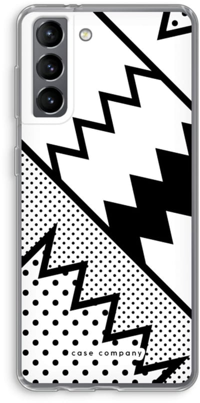 Case Company® - Hoesje geschikt voor Samsung Galaxy S21 hoesje - Pop Art #5 - Soft Cover Telefoonhoesje - Bescherming aan alle Kanten en Schermrand