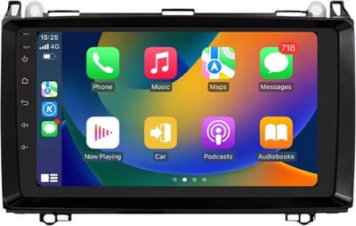 Autoradio met bluetooth - Carplay - Voor Mercedes-Benz B200 / Sprinter W906 / Viano / Vito W639 - Geschikt voor Apple en Android - Stereo - Navigatie - Navigatiesysteem auto - 2GB 64GB