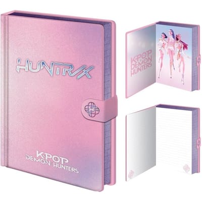 KPop Demon Hunters - Anime Notebook - Hunters - Premium Notebook with Clasp - voor Geen - meerkleurig