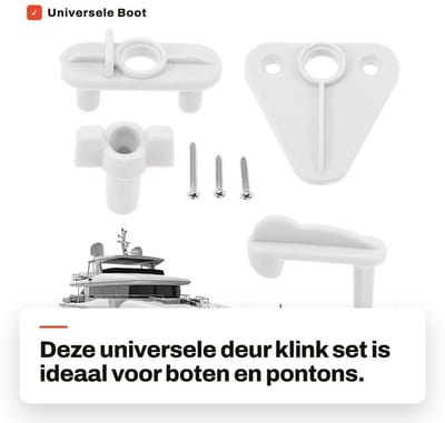 Dailygoods - Universele Boot Deur Klink Set van 4 voor Marine Toepassingen