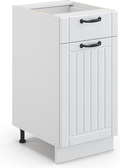 Vicco Fame-Line Halfhoge kast – 40 x 82 cm zonder werkblad Wit Landhuis