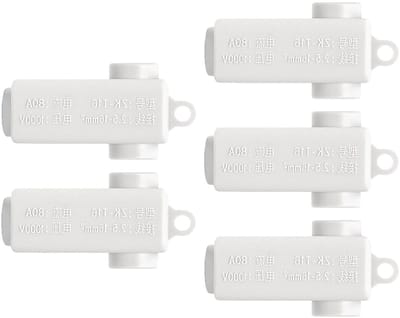 Set van 5 T-Type Splitters voor Draadverbindingen - Schroefklemmen Blok 1000V 80A voor Eenvoudige Installatie en Betrouwbare Verbindingen