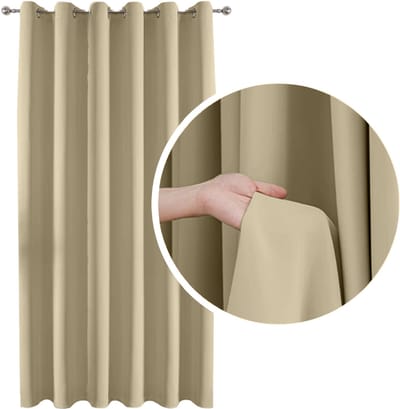 Meble od Nowa - Verduisterende Gordijn - 140x250 cm - Krem - 90% Verduisterend