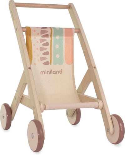 Poppenwagen Hout - Poppenwagen 2 Jaar - Houten Poppenwagen - Poppenwagen Hout 1 Jaar