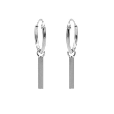Karma Symbols oorbel M1901 Square Tube