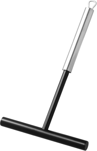 Famanu - Crêpe Spatel RVS 304 T-vorm, pannenkoekenverdeler voor crêpes, galettes en tortilla, stevige metalen spreider voor gelijkmatige laag, 12,2 x 20 cm