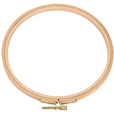 Hand Borduurring Houten Cirkel Frame voor Kruissteek Borduren Naaldkunst DIY Tool 10.5cm