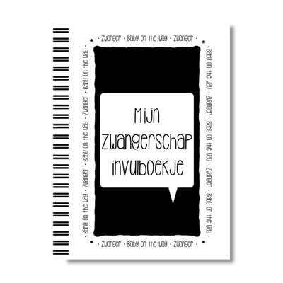Zwangerschapboek | Invulboekje | Lettertijd - A5-formaat