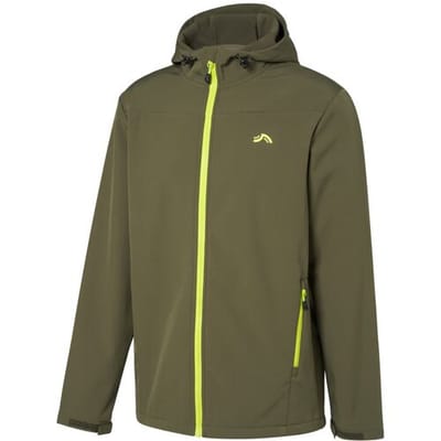 CRIVIT Heren thermo softshell jas (Groen, S)