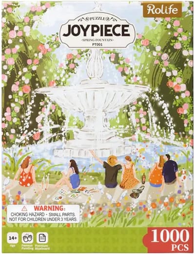 Robotime Rolife Afternoon Fountain 1000 Piece Jigsaw Puzzle PT001 - Puzzel - Legpuzzel - 1000 stukjes