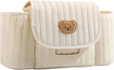 Luiertas Kinderwagen - Kinderwagen Organizer - Onderweg Luiers - Snelle Toegang Doekjes - 35 x 18 x 4 cm