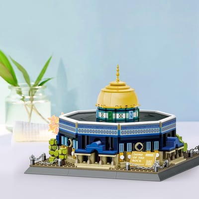 Dome of the rock - Palestina - Al-Quds - Al -Aqsa - Moskee - 983 Bouwstenen - Ramadan decoratie - Eid