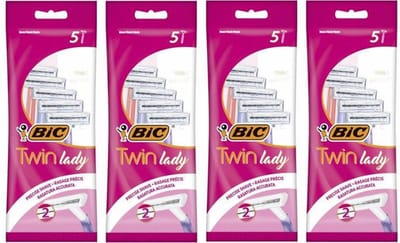 BIC Twin Lady Wegwerpscheermesjes - 20 mesjes (4x5)