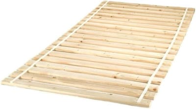 Bedbodem Lattenbodem - Houten Frame - Comfortabel Slapen - 20 Stevige Latten - 90x200 cm - Naturel