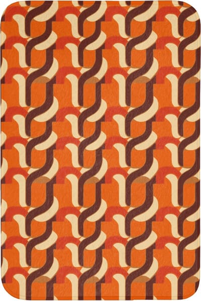 Badmat 60x90 cm - Antislip - Retro - Modern - Kleurrijk - Badmatten voor badkamer - Badkamermat - Douchemat - Badkamer mat