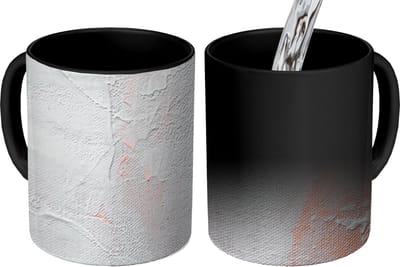Magische Mok - Foto op Warmte Mokken - Koffiemok - Verf - Abstract - Design - Magic Mok - Beker - 350 ML - Theemok