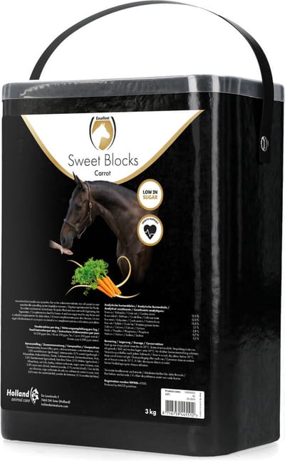 Excellent Sweet Carrot Blocks - Paardensnoepjes - Paarden - Wortel - 3 kg