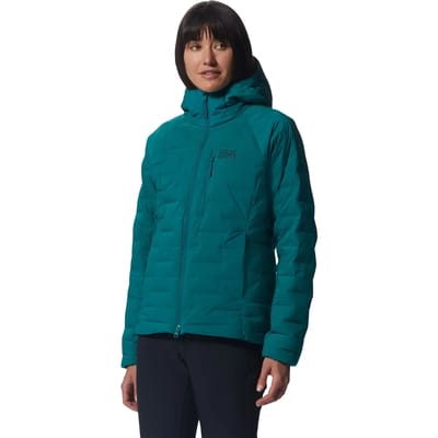 Damesjack met capuchon Mountain Hardwear Stretchdown