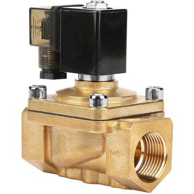 1 Stuk PU220 08 G1 Messing Direct Werkende Elektromagnetische Water Solenoïdeklep #1