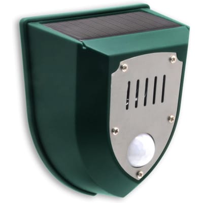 Alarme Sonore Lumineuse Solaire Détecteur de Mouvement Alerte Sonore 110dB Avertissement Flash Stroboscopique Système d'Alarme de Sécurité