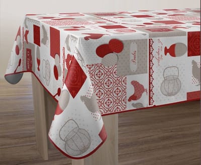 Tafelkleed anti-vlek Poules 300 x 150 cm Tafellaken - Decoratieve Tafel Accessoires - Woonkamer Decoratie - Bonne et Plus®